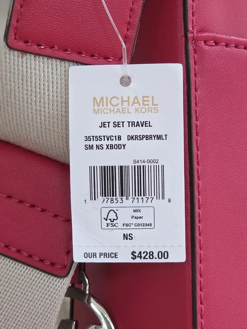 Michael Kors Jet Set Travel Small Logo Crossbody